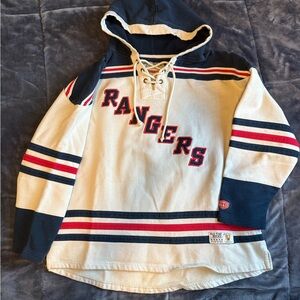 New York Rangers Jersey Hoodie - Men’s L